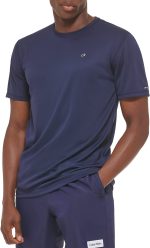 Calvin Klein Men's Light Weight Quick Dry Short Sleeve 40+ UPF Protection - Image 2